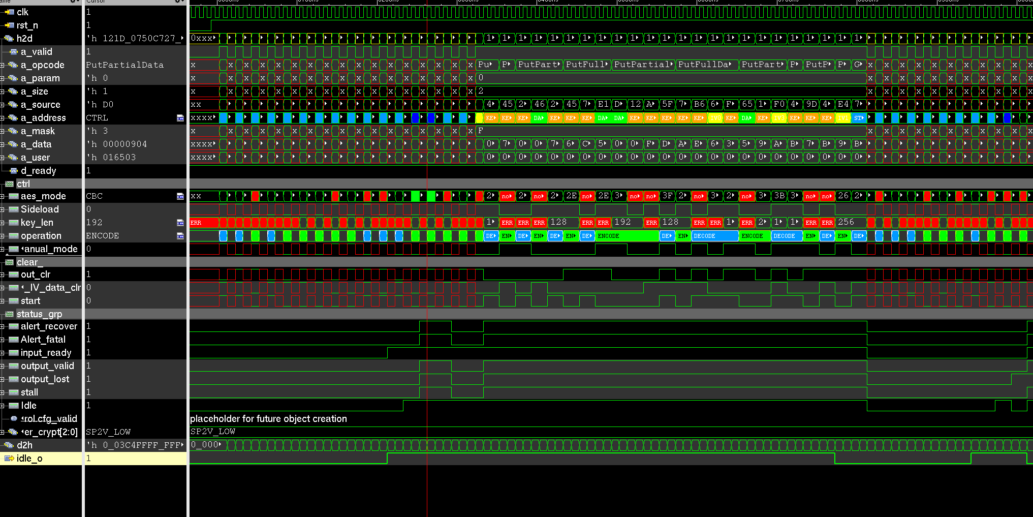 [AES] missing output · Issue #10387 · lowRISC/opentitan · GitHub