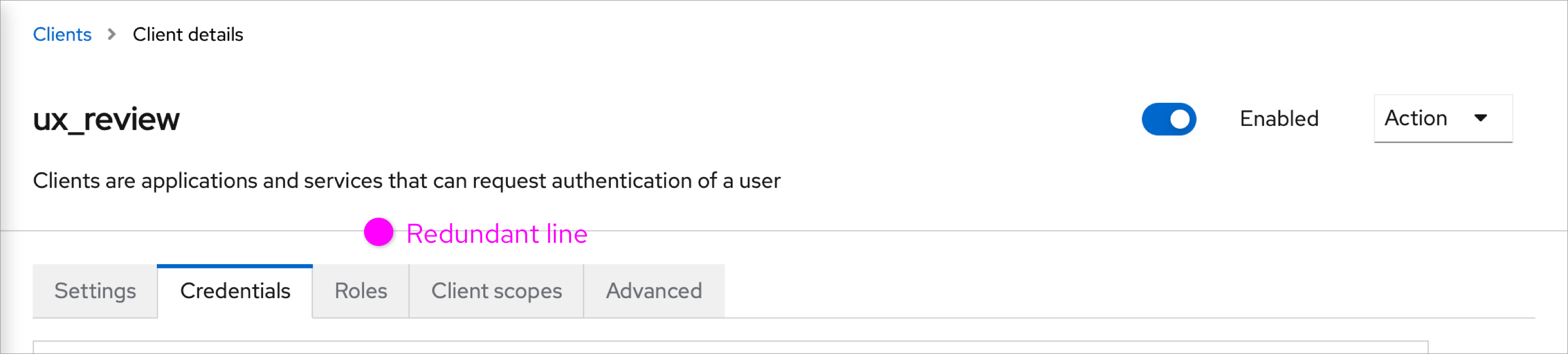 [UX review] Client - Credentials review · Issue #19010 · keycloak ...