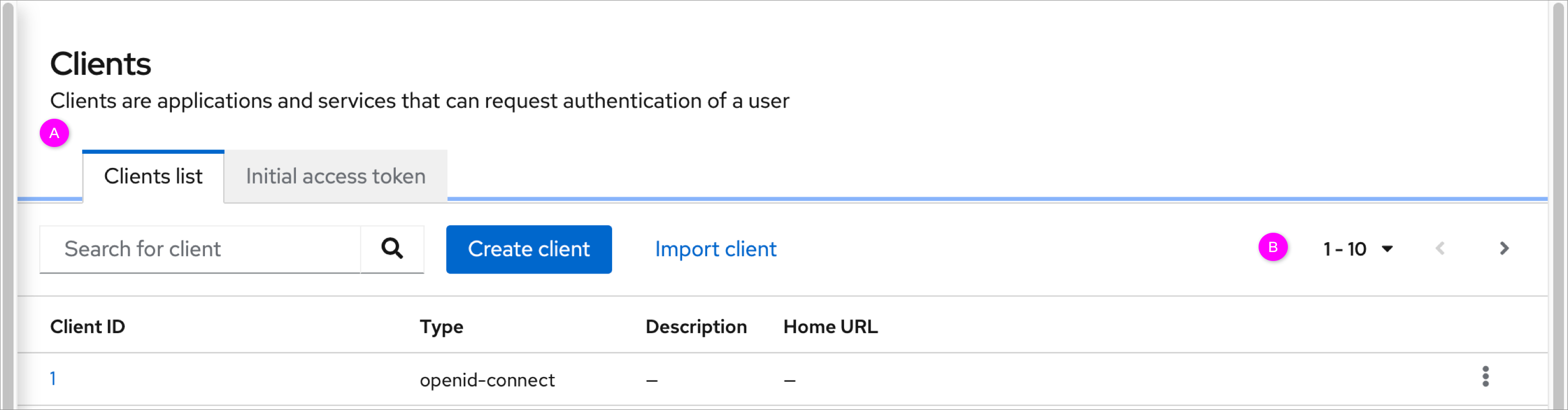 [UX review] Client list screens · Issue #19015 · keycloak/keycloak · GitHub