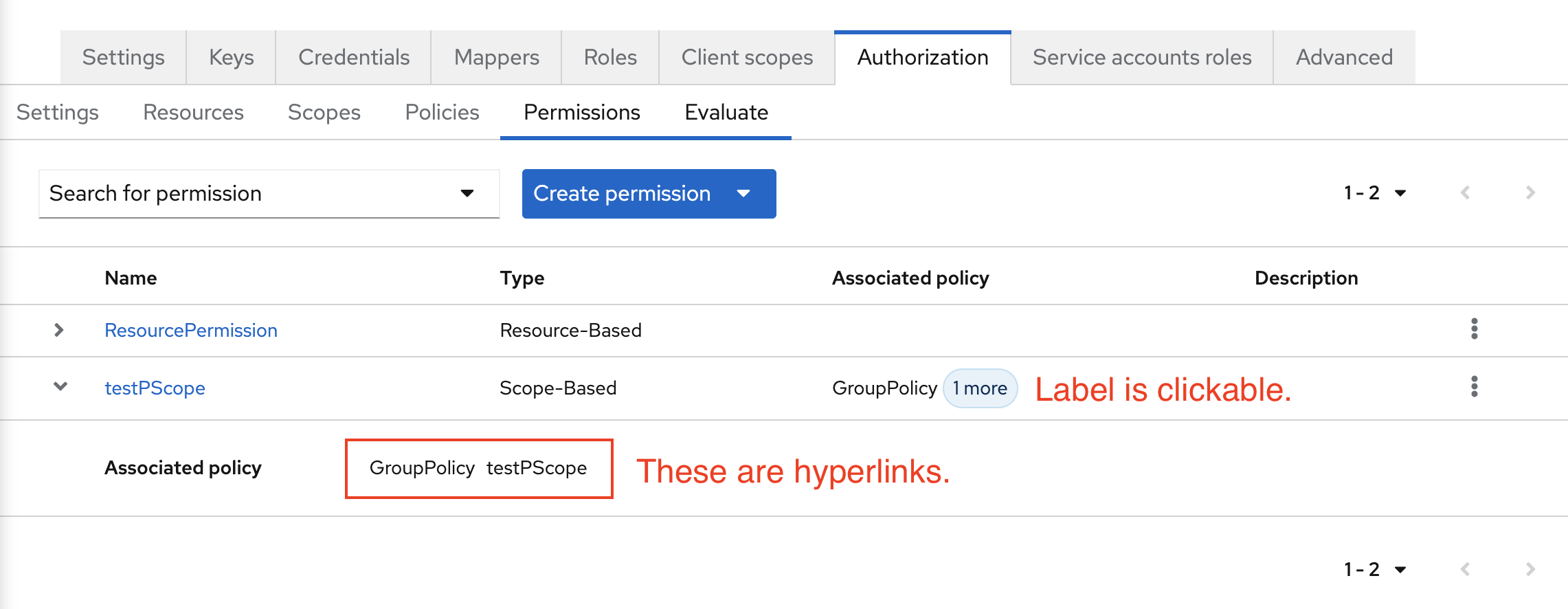 [UX review] Associated policy in the expandable list can hyperlink to ...