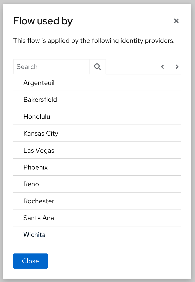 Show Authentication FlowBindings in Flow list · Issue 18299