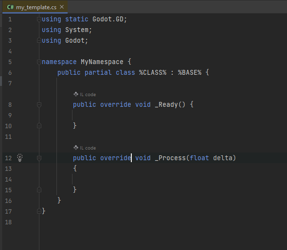 Script Templates not Recognized for C Project in Godot 4 · Issue