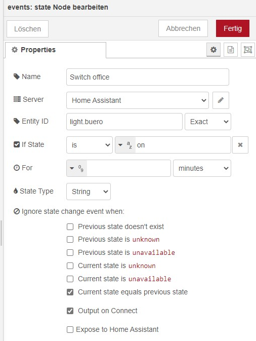 Event State node - conditional check always false when changed to ...