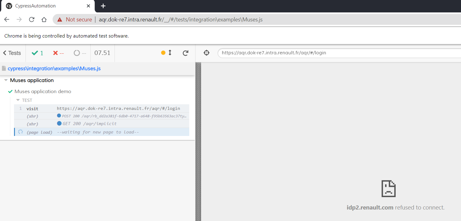 Unable to open my corporate application using cypress · Issue #7735 ...