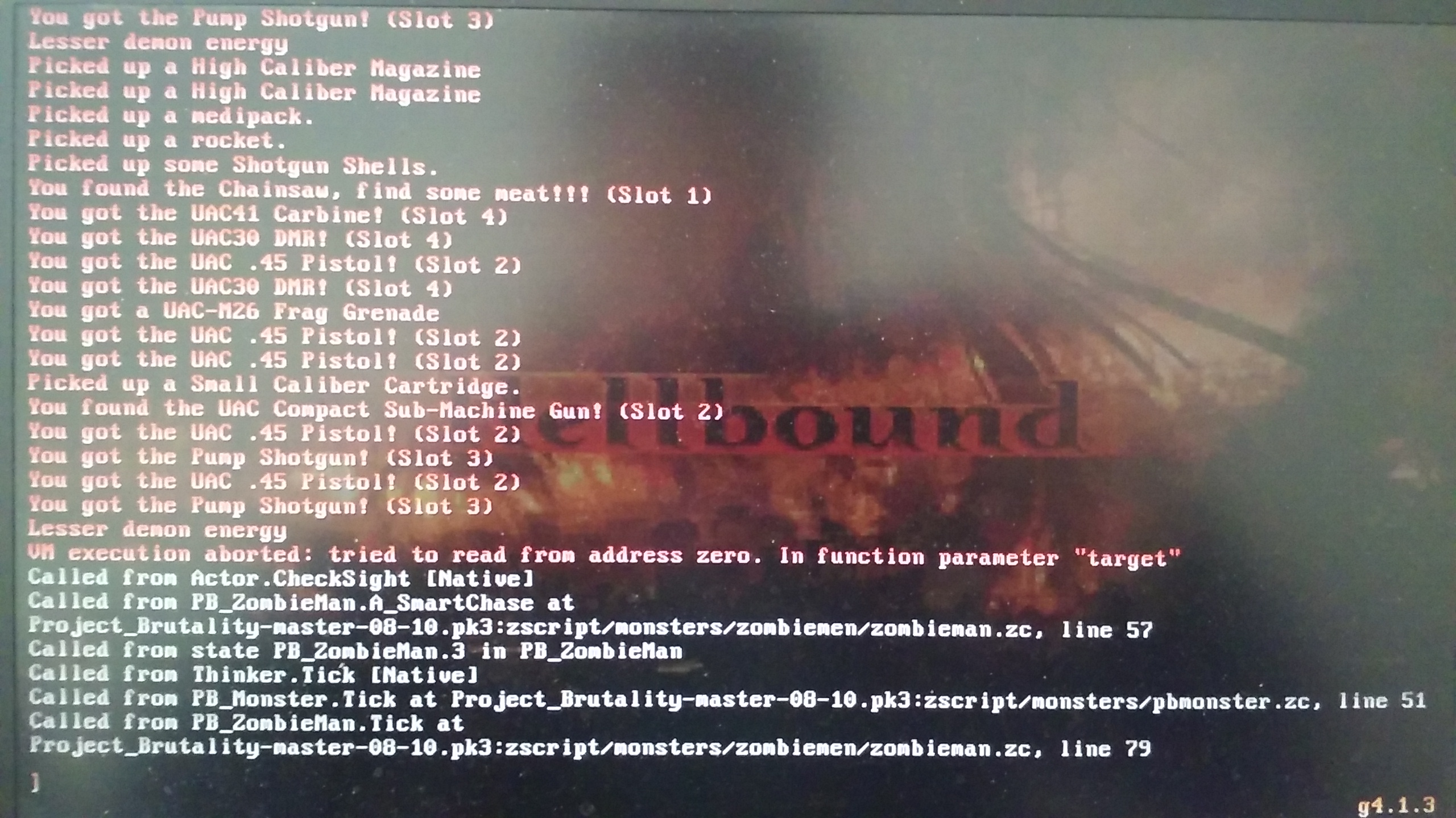 Issue ·#209 · Issue #209 · pa1nki113r/Project_Brutality · GitHub