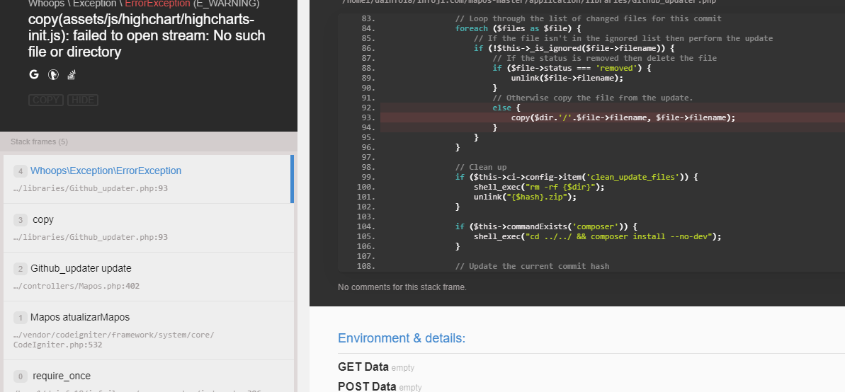 Erro na Atualização · Issue #695 · RamonSilva20/mapos · GitHub