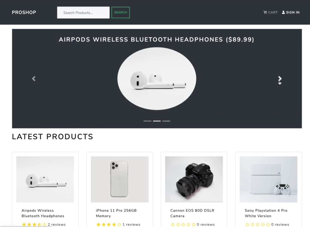 GitHub - zakarya23/proshop_ecommerce: A ecommerce website for selling ...