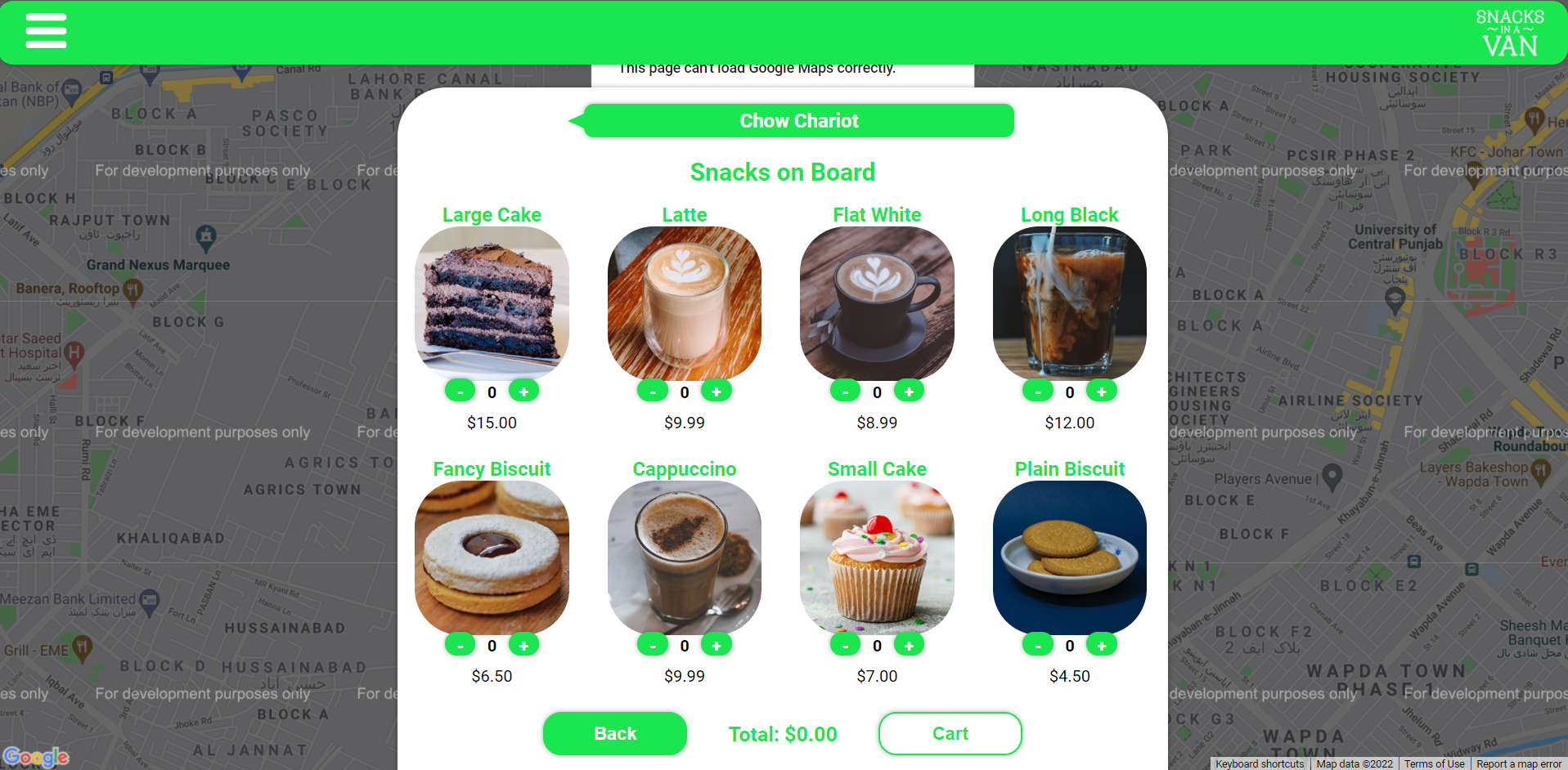 GitHub zakarya23/snacksinavan An online food selling website which has 2 main users