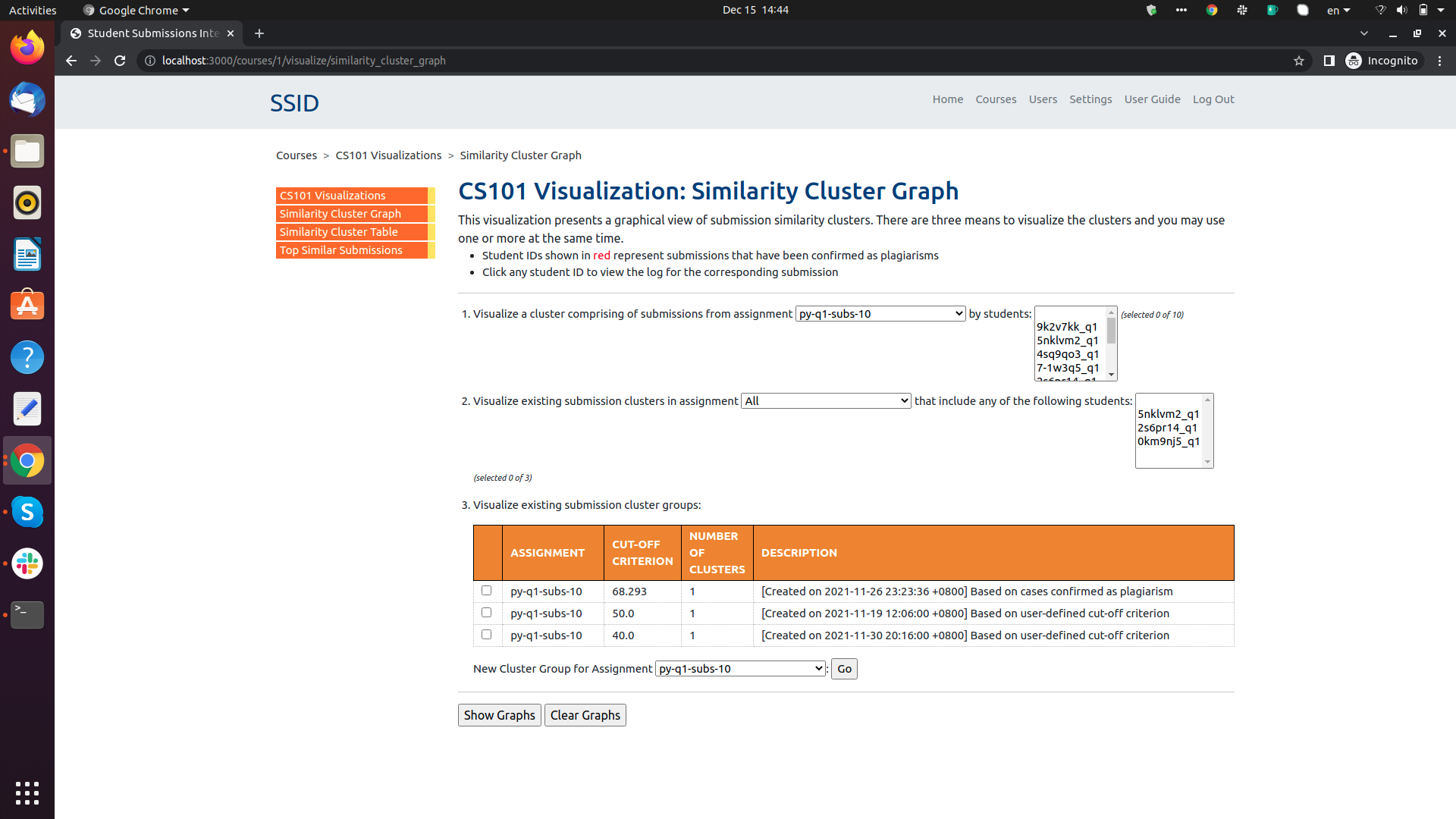 ssid-course-visualization-cluster-graph