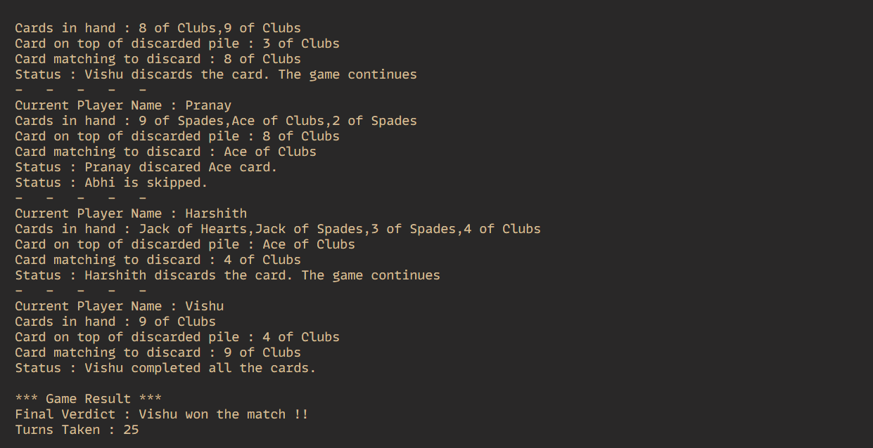 In A Certain Computer Card Game GitHub - harshithtunuguntla/SwiggyCardGame: This is a 52-card deck card ...