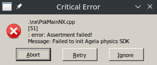 Critical Error