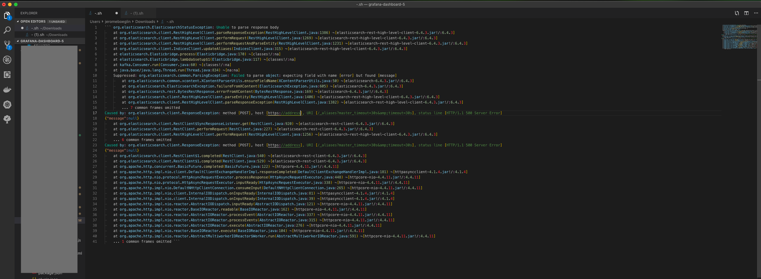 Wrong Icons after opening a folder with wrongly typed file · Issue ...