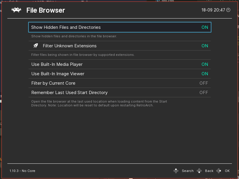 Open Dim File DIM extension keeps disappearing · Issue #14425 · libretro/RetroArch ...