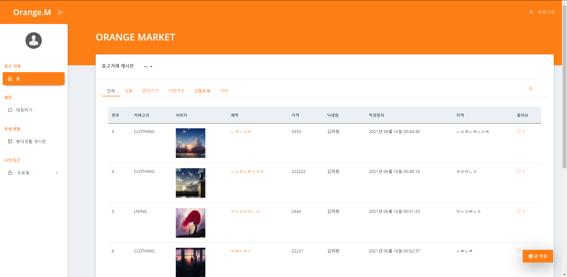 GitHub - xodnjs9850/danggeun_clone_project