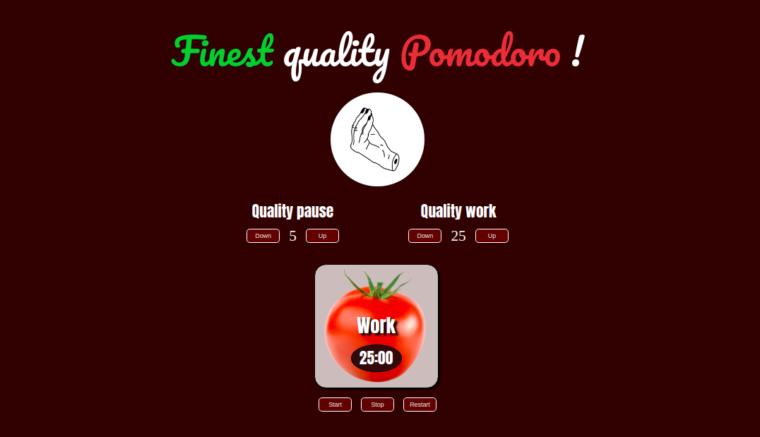GitHub - SuryaHendricks/React-pomodoro: Pomodoro Timer