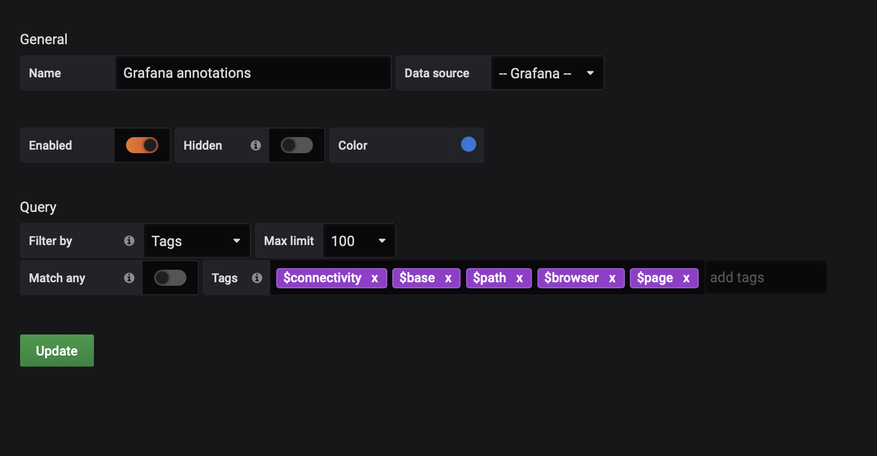 grafana annotations do not appear · Issue #2750 · sitespeedio/sitespeed ...