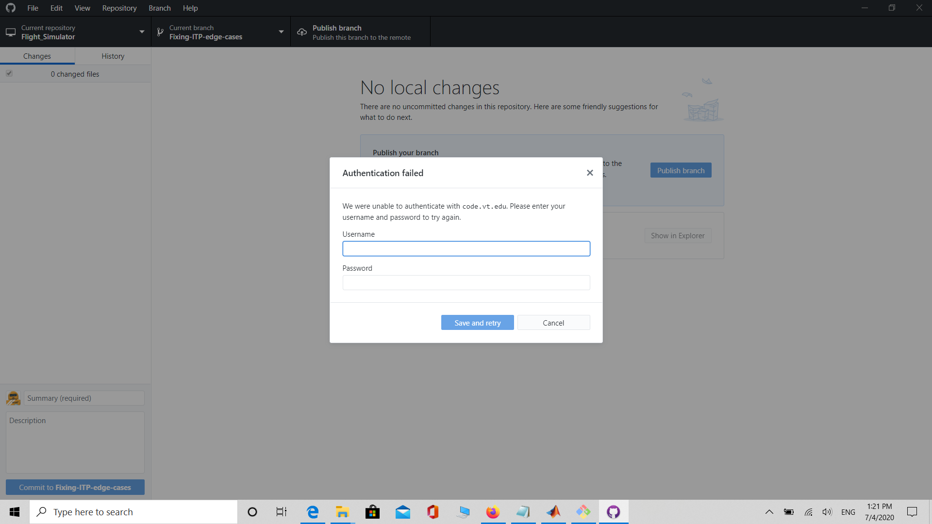 Getting authentication error · Issue #10134 · desktop/desktop · GitHub