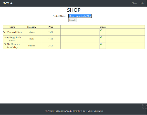 GitHub - liang0000/SMWorks: E-Commerce website for any artist who want ...