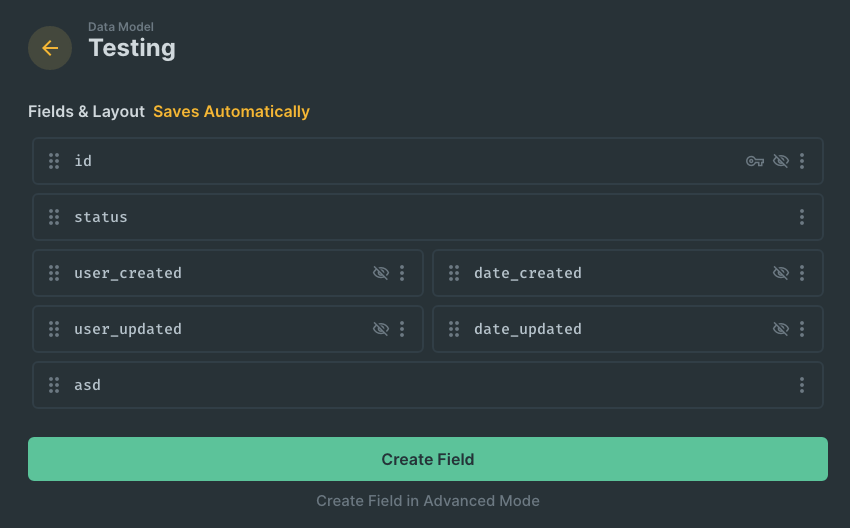 Cannot create items in new collection with automatic fields · Issue ...