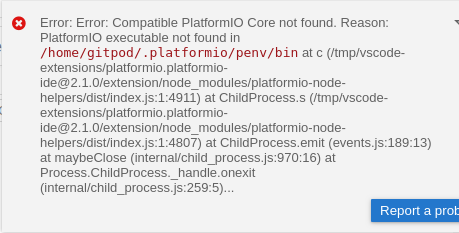 Gitpod error in installing · Issue #209 · platformio/platformio-core ...