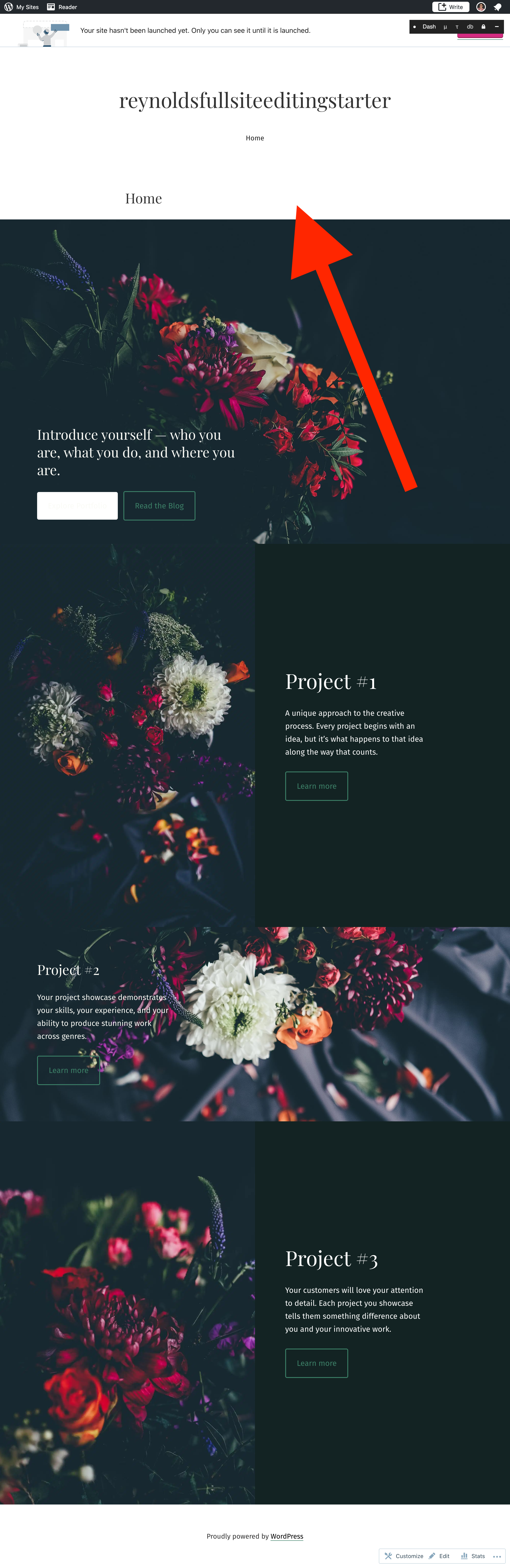 reynoldsfullsiteeditingstarter wordpress com_