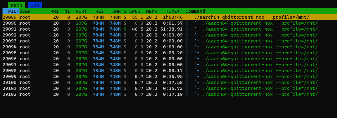 Aarch64 high virtual memory usage · Issue #92 · userdocs/qbittorrent ...
