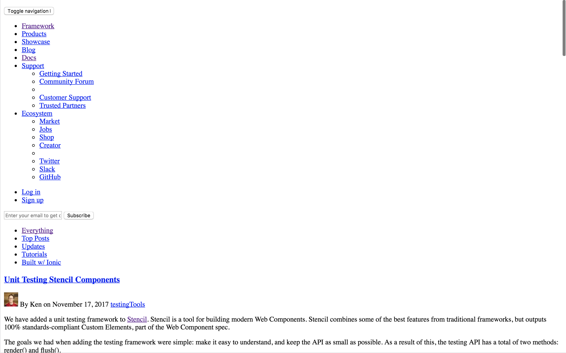 Link To Blog Fails Over Https Issue 1297 Ionic Team Ionic Site