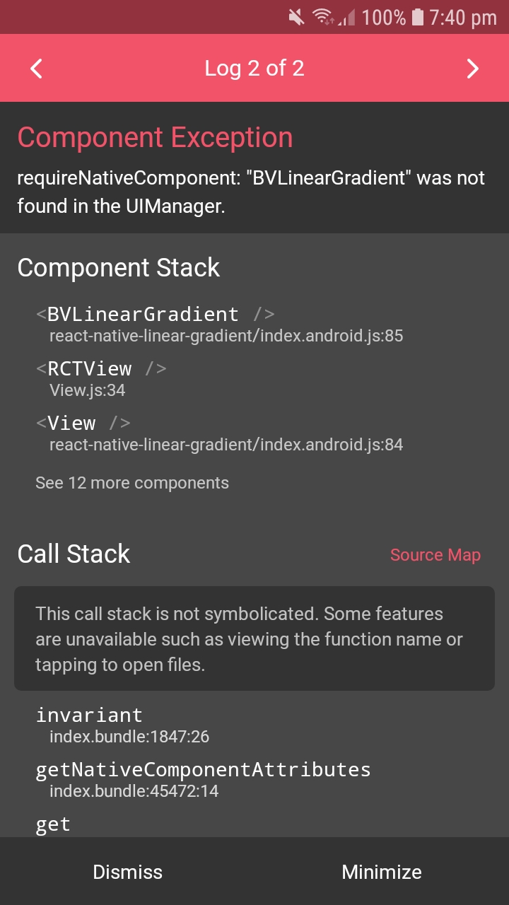 This error is showing on my device which is connected through USB on ...