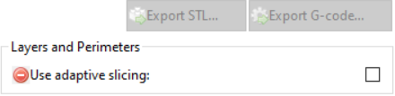 UI glitch — layer height field is not enabled when adaptive slicing ...