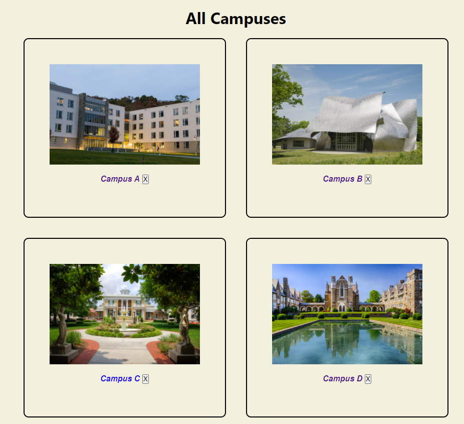 GitHub - lucylee-412/campus-database_frontend: React app of pseudo ...