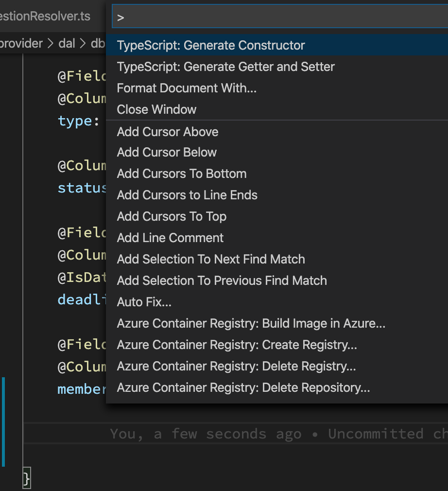 Decorators not working · Issue #5495 · typeorm/typeorm · GitHub