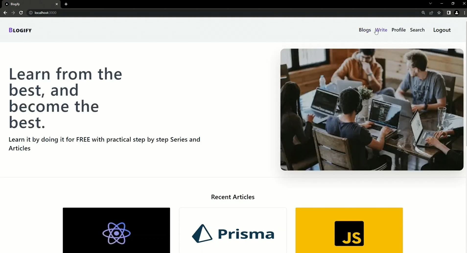 GitHub - ndkaur/Blogify