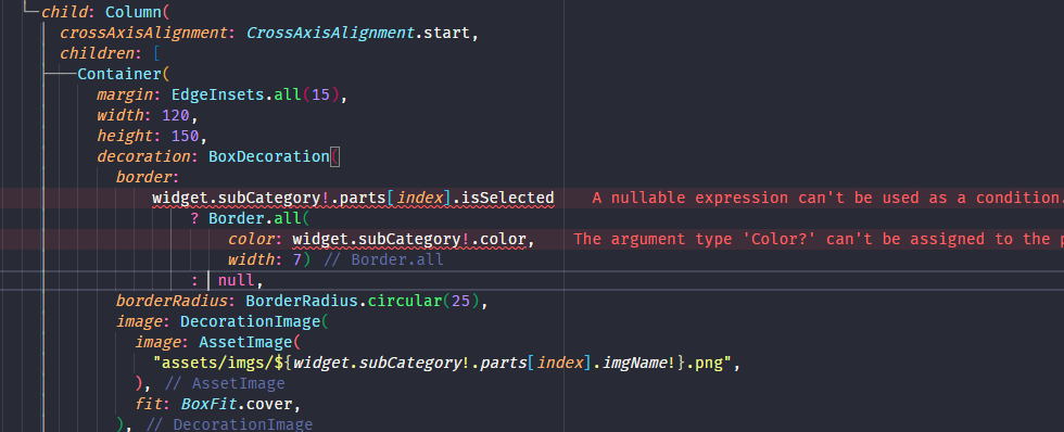 Nullable expression can't be used as a condition. · Issue #21 ...