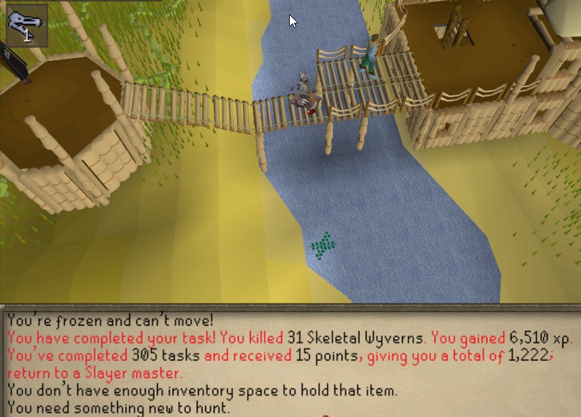 Slayer task infobox does not update after end of task, gets "stuck ...