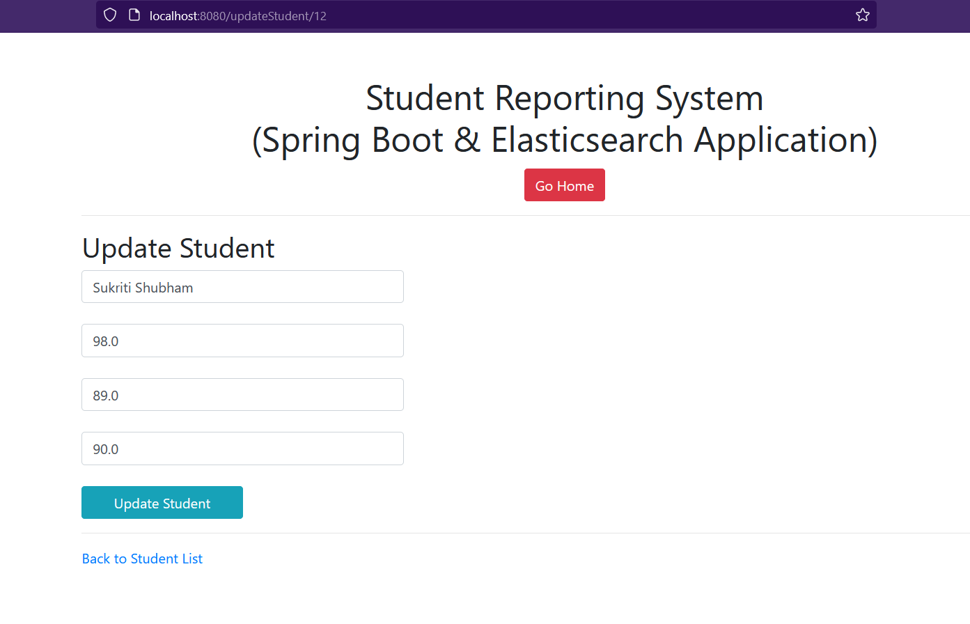 GitHub - SukritiShubham/student-reporting-system: Maven Java Springboot ...