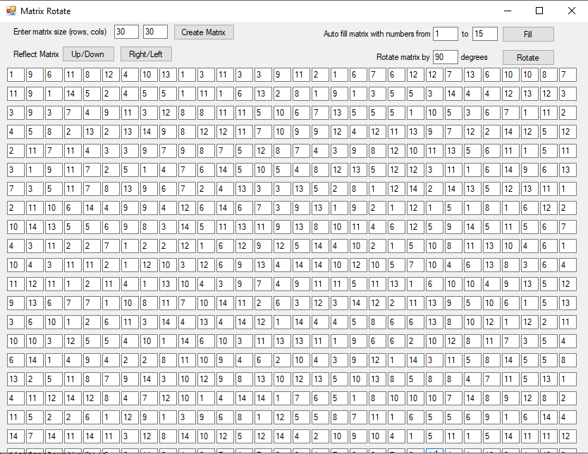 GitHub - almogbrand/MatrixRotation: a simple windows form app that ...