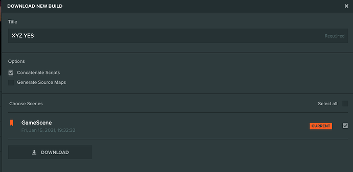 [BUG] Exported Build always using Project Name instead of Project Title ...