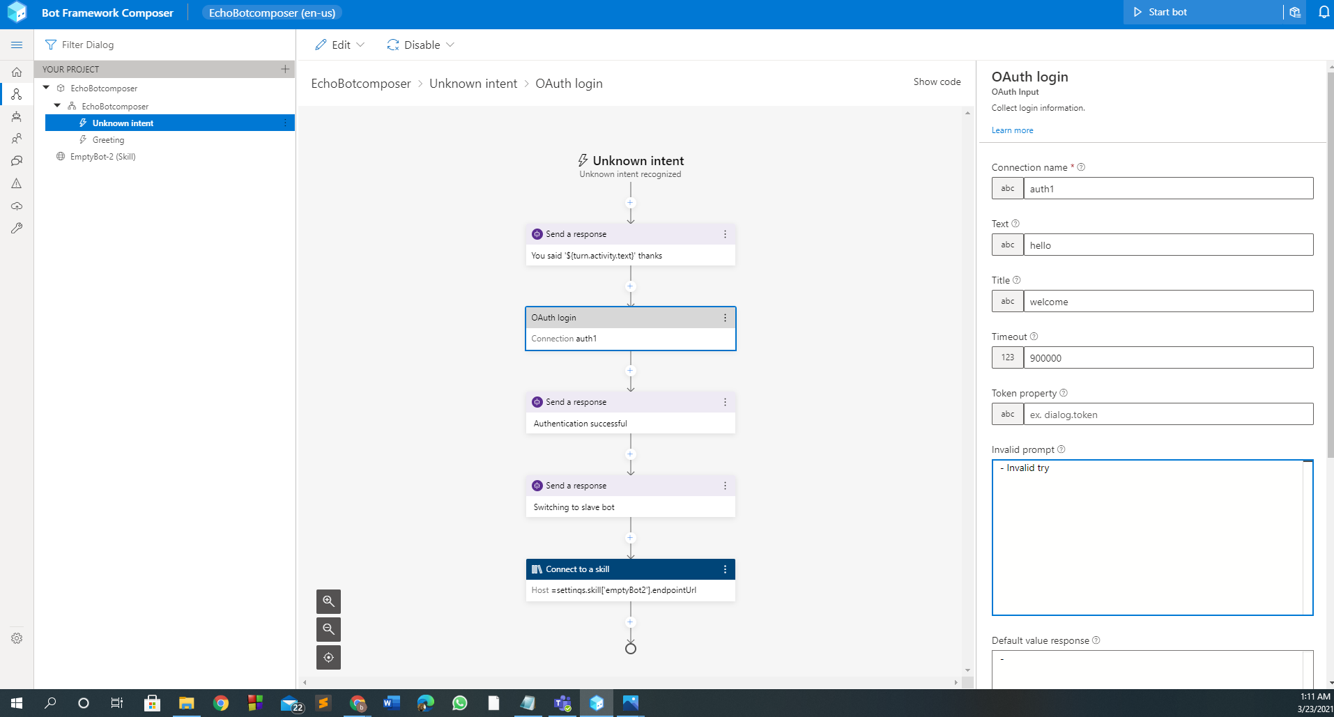 Calling skills in teams app · Issue #6494 · microsoft/BotFramework ...