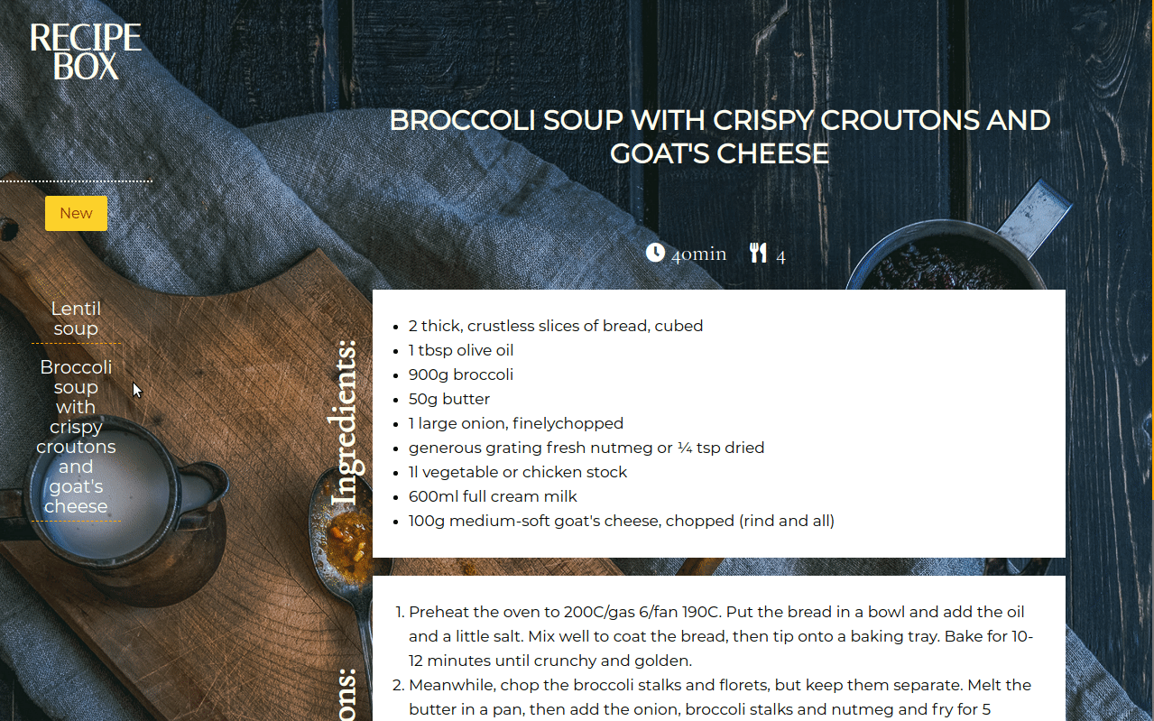 GitHub - sukcinitas/recipe-box: An application to add and edit recipes ...