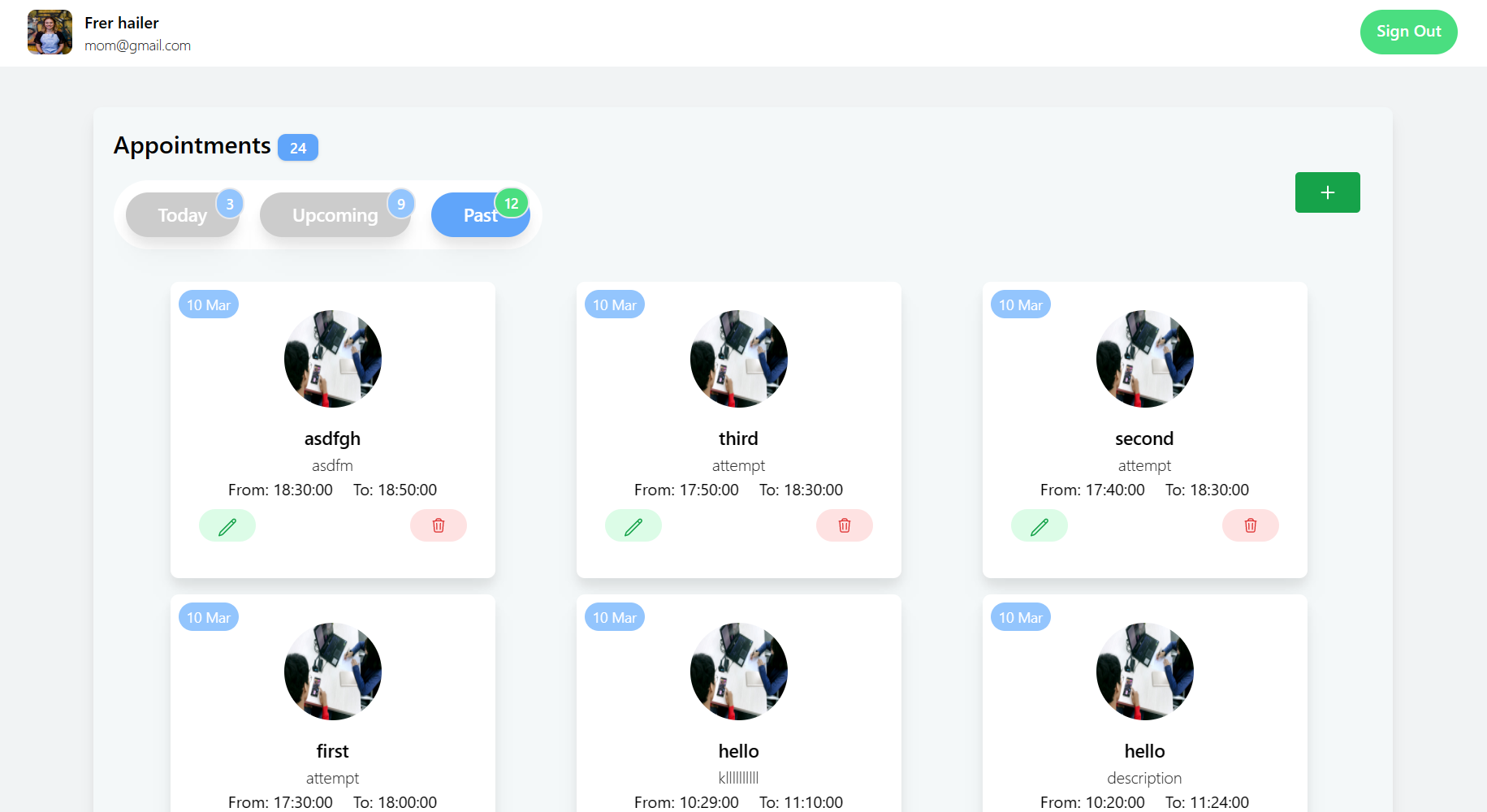 GitHub - she-code/appointment