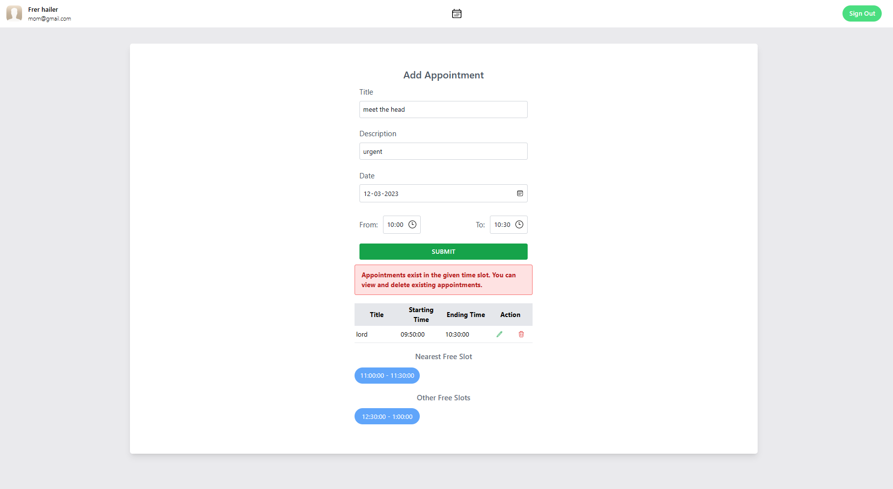Appointment Form Source Code GitHub - she-code/appointment