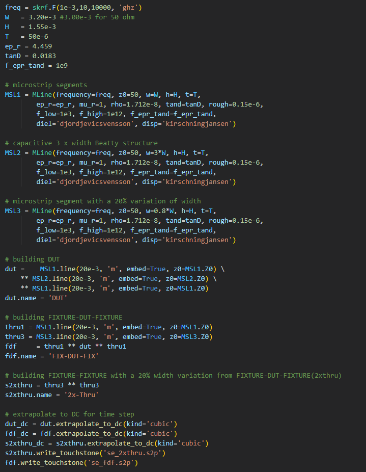 IEEE370 Deembedding scikit vs matlab · Issue #780 · scikit-rf/scikit-rf ...