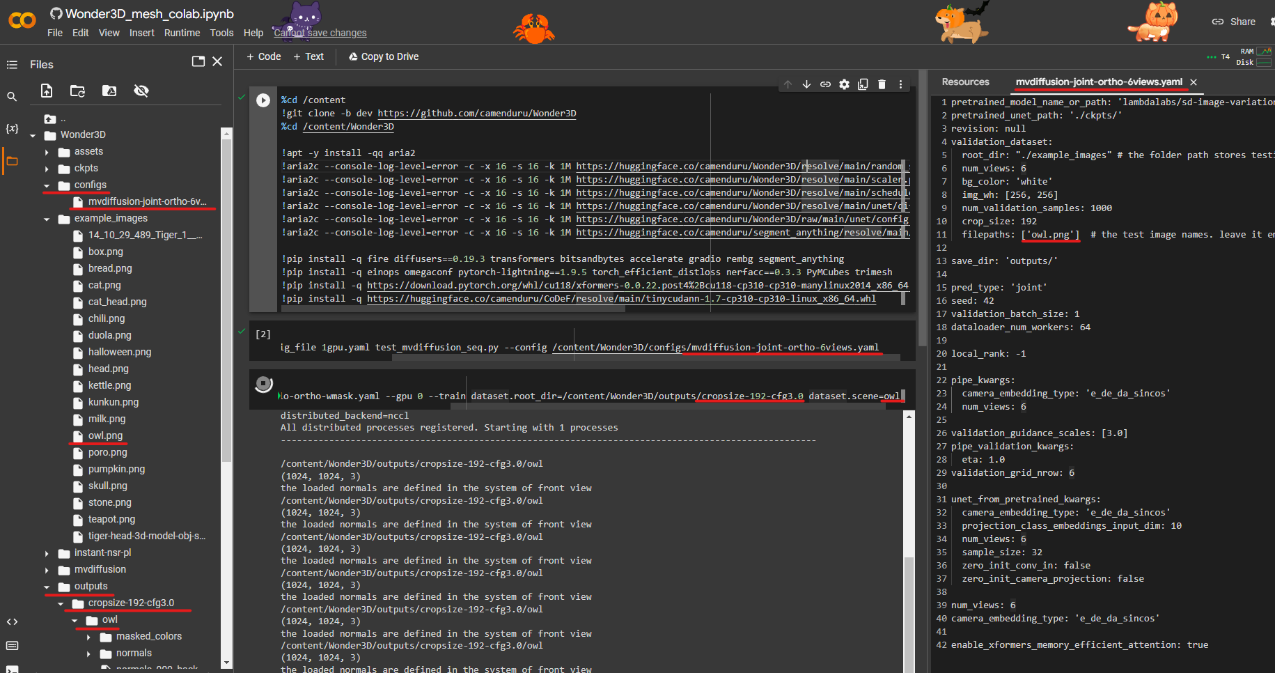 Readme Asset · Issue #1 · camenduru/Wonder3D-colab · GitHub