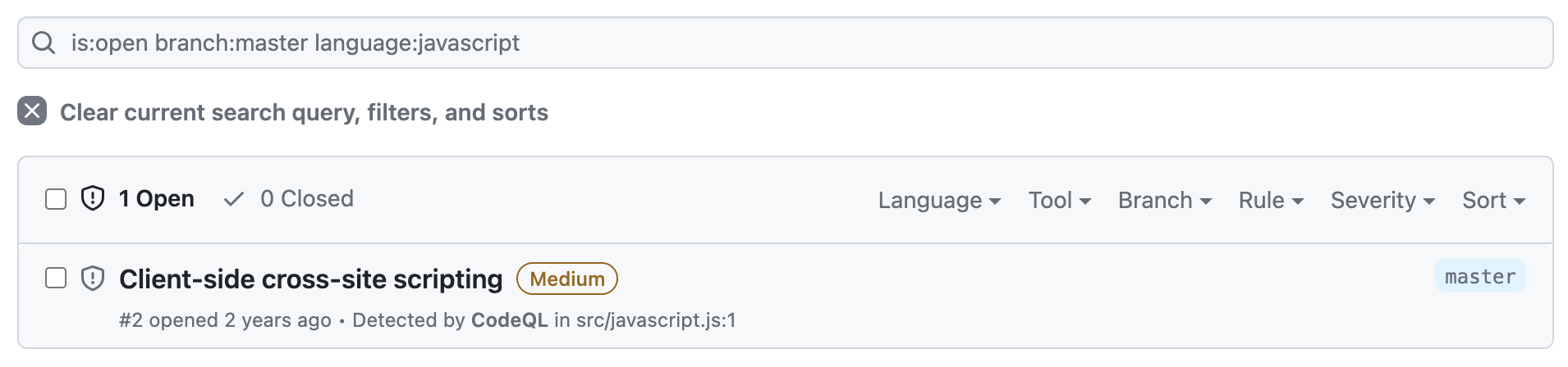 Language filter