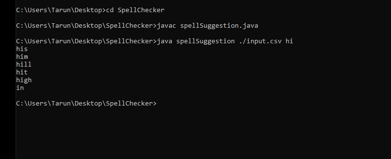 GitHub - makkarMeenu/word_suggestion: Checks Word spellings and ...