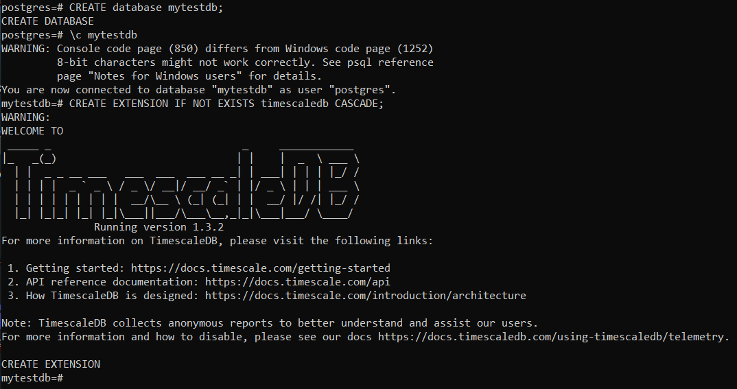 CreatedDB