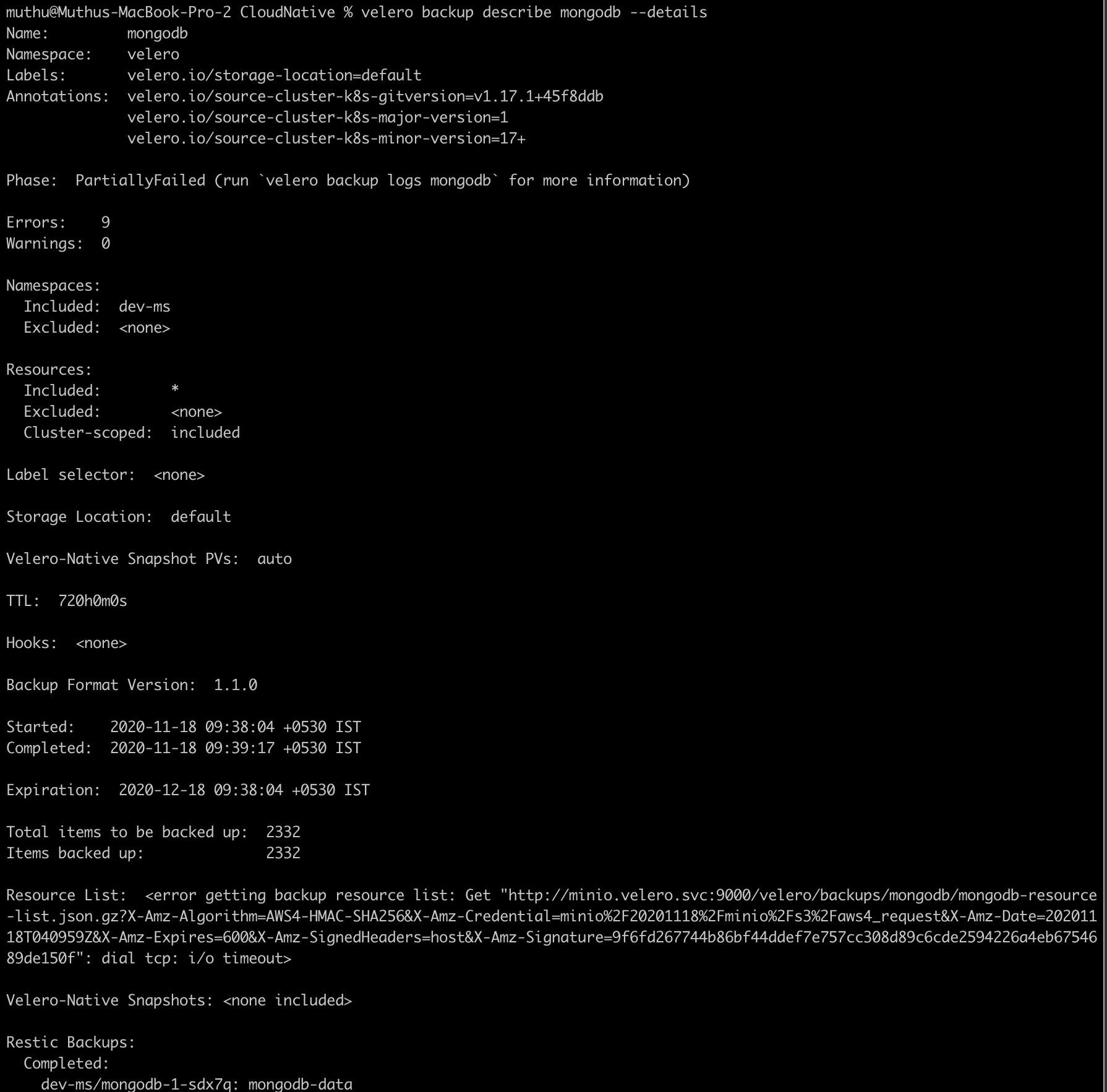 How to backup and restore data in pvc through Velero · Issue #1862 ...