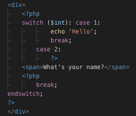 Wrong formatting with mix html and php · Issue #549 · bmewburn/vscode ...
