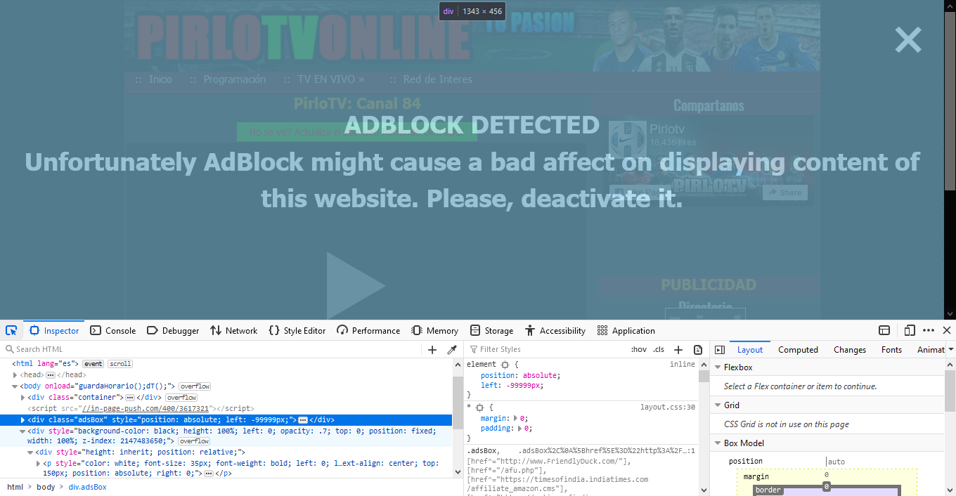 https//rojadirectatvhd.me/ and · Issue